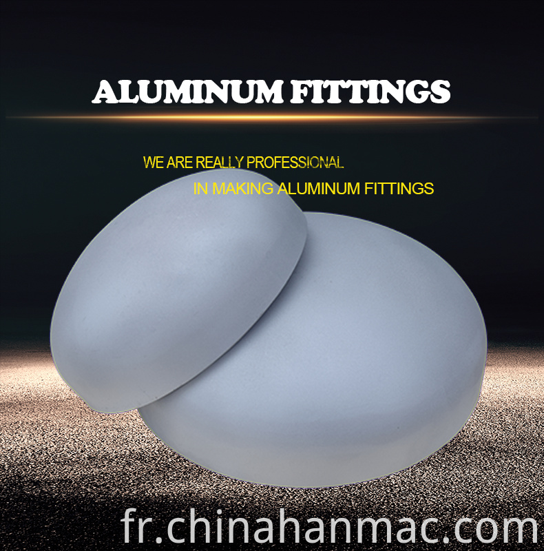 4 inch aluminum DIN 2617 cap accessories
